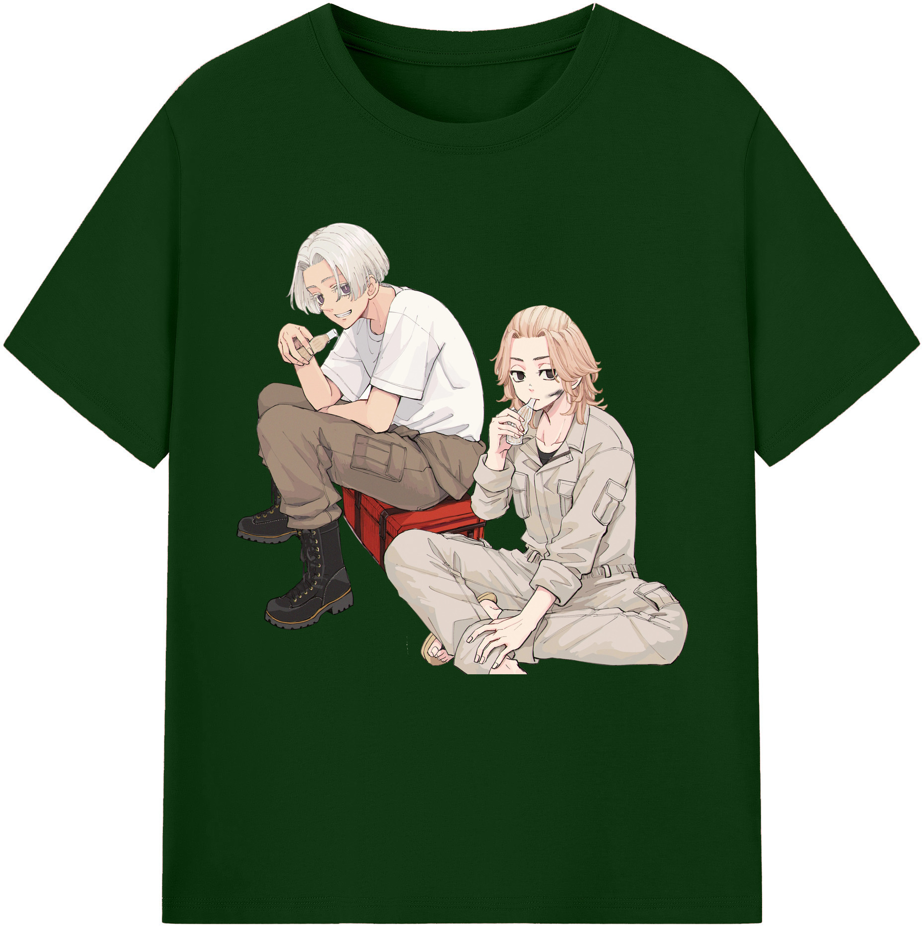 （画像用） 東京リベンジャーズ Tokyo Revengers 綿100％半袖Tシャツ（フロントプリント）